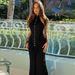 2025 Autumn New Fashion Slim Fit Wrinkled Button Round Neck Sleeveless Dress For Women Wholesale_ecoleips.com