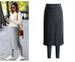 Women’s Clothing thin velvet thickened leggings skirt two piece one piece pants warm trousers casual pants_ecoleips.com
