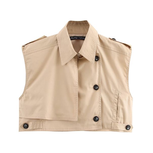Women's Clothing Spring And Summer New Fashionable Women's Workwear Vest Jacket_ecoleips.com
