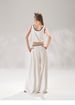 2026 Spring And Summer Senior Sense Sports Leisure Lace Splicing Edge Vest Pleated Lantern Casual Pants Two-piece Set_ecoleips.com
