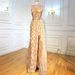 New Color Sequin Fairy Long Sleeveless Fashion Slim Temperament Medium Long Evening Dress Female_ecoleips.com