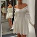Elegant V-Neck A-Line Knit Dress For Women - Soft Cotton Blend, Short Sleeveless Casual Dress, Versatile Spring & Fall Outfit_ecoleips.com