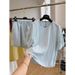 Women's Clothing Two Piece Fashionable Suit For Women In Summer Thin Style Temperament Outfit A Complete Set_ecoleips.com