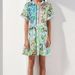 Women's Floral Print Short-Sleeved Dress With Ties And Stylish Design_ecoleips.com