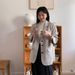 No Returns Or Exchanges, Mid-length Women's Blazer With A Distinctive Texture And Elegant Style, Casual Autumn Suit,_ecoleips.com