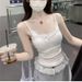 Bow-tie Pure-desire Hot Girl Outerwear Thin Camisole, New Autumn-winter Lace Trim Top For Inner And Outer Wear,_ecoleips.com