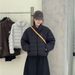 girl Super Stylish Ribbed Jacket 2025 Winter Trendy Hot-Selling Loose Fit Warm White Duck Down Coat For Petite Women_ecoleips.com