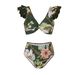 Women's Clothing Split Three Piece Set Three Dimensional Lace Shoulder Straps Fashionable Sexy Deep V Bikini_ecoleips.com