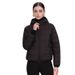 Women's Lightweight Hooded Down Jacket With 90% White Duck Down, Short Length, Solid Colors, Plus Size Available_ecoleips.com
