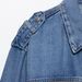 Women's Belted Denim Jacket – Stylish Long Sleeve Coat For Casual & Office Wear (XS/S/M/L, Blue)_ecoleips.com