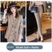 Pink Women's Professional Three Piece Business Executive Suit Vest Set British Style_ecoleips.com