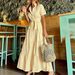 Cross-border Foreign Trade Summer New French-style With A Turn-down Collar, Striped Color-blocking, Waist-cinching,_ecoleips.com