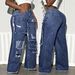 Men's High Street Trendy Hip Hop Loose Straight Leg Casual Trousers Distressed Design American Street Style_ecoleips.com