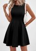 Summer Casual Dress for Women Sleeveless round Neck Slim Fit Cross Border Style Suitable for Commuting European And American Inspired_ecoleips.com