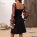 Women's Clothing Long Sleeved Holiday Ladies Dress Summer Casual A Line Skirt_ecoleips.com
