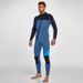 Aria Basics Shark Bart 3MM One-Piece Jellyfish Swims Men's Wets Long Sleeve Sun Protection Surfing Cold-Proof Thermal Diving_ecoleips.com
