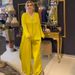 Women's Clothing New Fashion Loose Irregular Tops Wide Leg Trousers Two Piece Suit_ecoleips.com