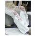 High-Waisted Wide-Leg Jeans Women's Slimming Ripped Casual Pants Lace Trimmed Trendy Cool Design Floor-Length Summer Fashion_ecoleips.com