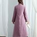 girl Autumn Winter New Improved Chinese Ethnic Style Zen Jacquard Quilted Long Robe Hanfu Jacket Thickened Cotton Coat_ecoleips.com