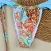 Spring New Sexy Color Block Print Tie up Top High Waisted Skirt Three Piece Set European American Export Hot Girl Swimwear_ecoleips.com