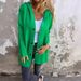 Women's Casual Hooded Jacket Single Breasted Solid Color Autumn Winter Coats_ecoleips.com