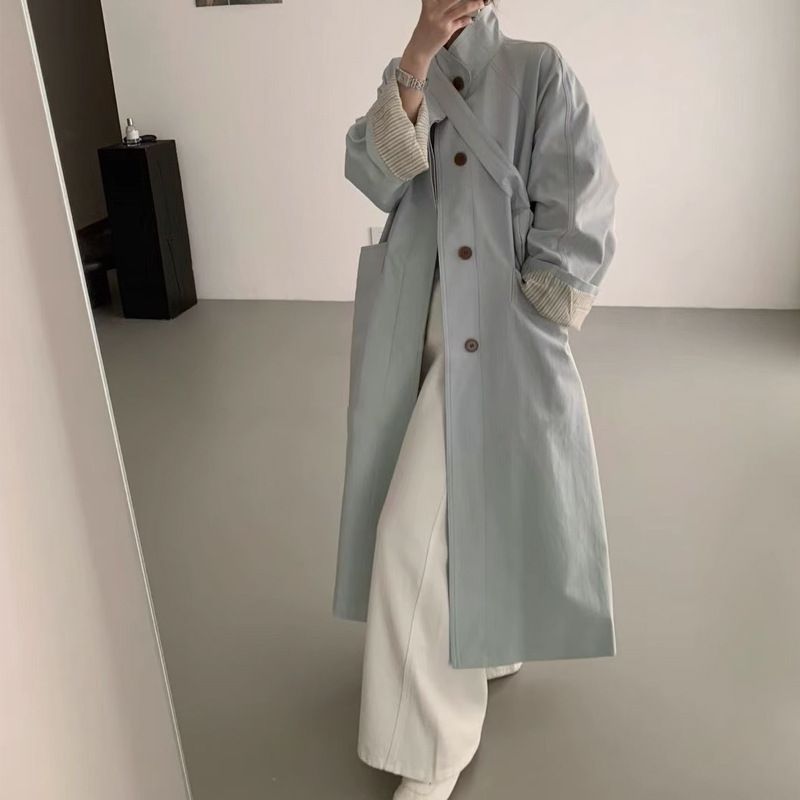 Ding Dalwen Wearing A Medium To Long Windbreaker Jacket For Women In Spring Autumn Of 2025. This Year, The Trend Is_ecoleips.com