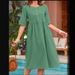 2026 Spring/Summer European And American . Independent Site Cotton Linen Round Neck Loose Casual Solid Color_ecoleips.com