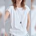 Luxury Women's Linen Cotton T-Shirt Summer Relaxed Breathable Knit Short Sleeve Top for Commuting Style Blouse_ecoleips.com