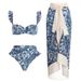 Women’s Clothing conservative belly-covered slimming swimsuit one-piece bikini female conservative beach hot spring swimsuit three-piece set_ecoleips.com