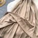 Women's A-Line Long Dress With Collar Short Sleeves Sophisticated Style For Summer And Commuting_ecoleips.com