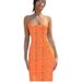 Women's Clothing New Sexy Slim Suspender Printed Backless Dress_ecoleips.com