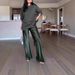 Women's High-Waisted Satin Wide Leg Pants Silky Smooth Draped Flared Style Design Spring/Summer_ecoleips.com