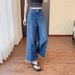 Plus Size Women's Summer New Straight-Leg Jeans Slimming For Chubby Sisters Pear-Shaped Body Loose Fit Petite Wide-Leg_ecoleips.com