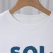 Women's Casual Round Neck Short Sleeve T-Shirt Multi-Color Style Simple Fashionable Sports Top Solid Printed Loose Fit_ecoleips.com