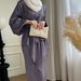 Women's Clothing Türkiye Elegant Solid Color Two piece Set LR815_ecoleips.com