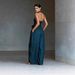 New Women's Elegant One-Shoulder Wide Leg Pants Bow Waist Design European American Style Jumpsuits Rompers_ecoleips.com