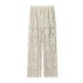 ZAR Spring And Autumn New Women's Fashion French Mori Lazy Style Three-Dimensional Hollow Crochet Knitted Set_ecoleips.com