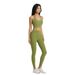 Aido NUF Halter Neck Beauty Back Vest Women's Top One-Piece With Chest Pad Sports Bra Fitness Yoga Wear_ecoleips.com