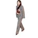 2025s Celebrity Black And White Checkered Suit Jacket, Women's Autumn Fashion Suit, Socialite Professional High-end Two-piece_ecoleips.com