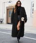 Women's Clothing Fashion V Neck Long Fur Coat Coat Female Autumn And Winter New Plush Warm Coat_ecoleips.com