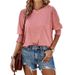 Women's Plus Size Long T-Shirt Round Neck Collar With Pocket Summer Fashion Loose Fit_ecoleips.com