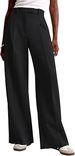 Aria Basics High-waisted Drapey Solid Color Wide-leg Pants, Foreign Trade European And American Loose Casual Straight-leg_ecoleips.com