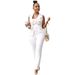 Women's OL Office Two Piece Suit AL032 European American Style Vest Jacket Trousers Commuting Summer Clothing Set_ecoleips.com
