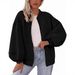 Women's Casual Baseball Jacket – Lightweight Fall & Winter Coat With Zip-Up Front & Pockets (S-XXL, Loose Fit, Streetwear Style)_ecoleips.com