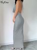 Hugcitar Swing Collar Halter Slip Sleeveless Backless Revealing Bandage Sexy Maxi Dress 2025 Summer Nightclub Party Women_ecoleips.com