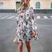 DiYun European And American Elegant Casual Printed Sleeve Long Dress Women's Clothing 2025 Autumn/Winter_ecoleips.com