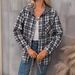 2025 Women's Autumn Winter New Casual Fashion Oversize Loose Plaid Shirt_ecoleips.com