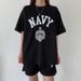 Women's Clothing Women In Summer Suit With Cotton Short Sleeved Suit Casual Sports Shorts T_ecoleips.com