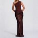 Women's Clothing High-End Sexy Irregular Slim Fit Women's Dress Retro Classic Draped Style For Banquet Fashion_ecoleips.com