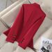 Women's Clothing 2026 Black Small Suit Jacket Female Spring And Autumn Temperament Fashion All Match Leisure Commuting Ladies Work Clothes_ecoleips.com